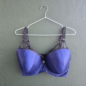 US 38 G Sleek Navy Blue Women's Bra
